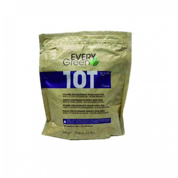 Порошок для знебарвлення волосся, фіолетовий 10Т з PLEX Every Green