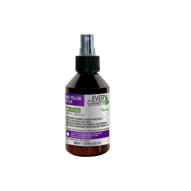 Незмивна крем-маска проти жовтизни волосся з амынокислотами EG NO YELLOW PLEX Instant Anti-Yellow Regenerating Mask 150мл